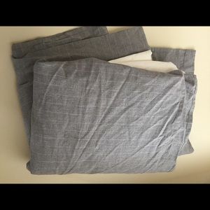 Ralph Lauren King Bed Skirt Grey and White